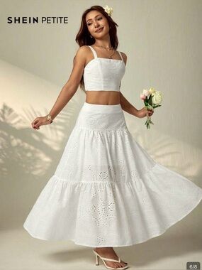 2 piece embroidered set